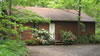 Just Far Enough Getaway: Front entrance in spring