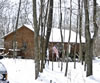 Just Far Enough Getaway: Nestled in snow can be quite cozy.